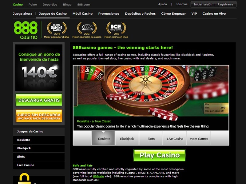 Juegos De Casino Gratis 888.Com